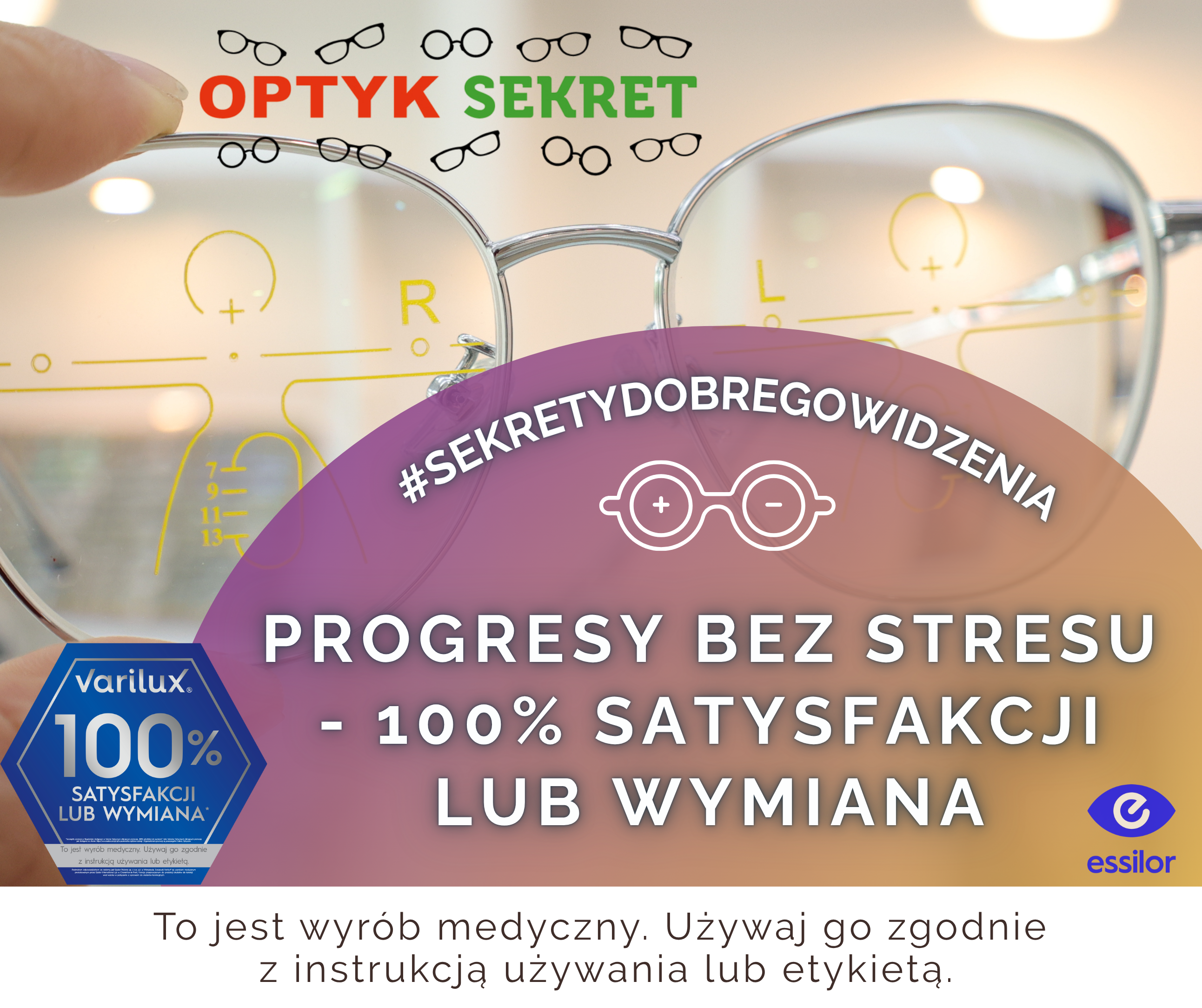 Sekrety Dobrego Widzenia - Progresy bez stresu - 100% satysfakcji lub wymiana