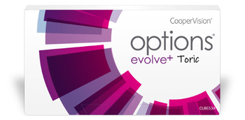 Options Evolve+ Toric miesięczne 3 sztuki